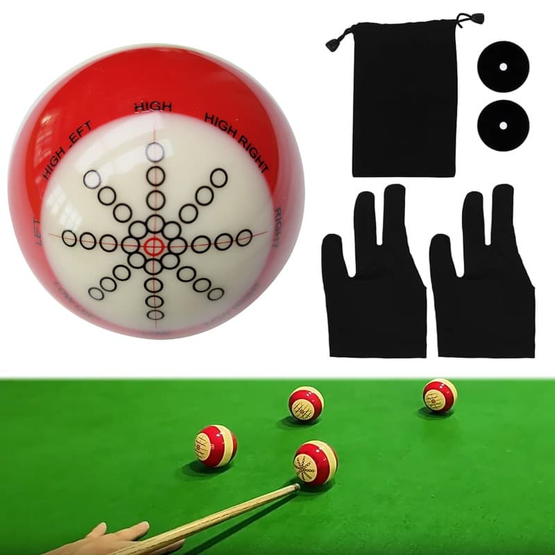 CLKE Boule De Billard, Entraînement à la Pratique Portable, Artefact Utilitaire, Accessoires America Pool Eight Ball