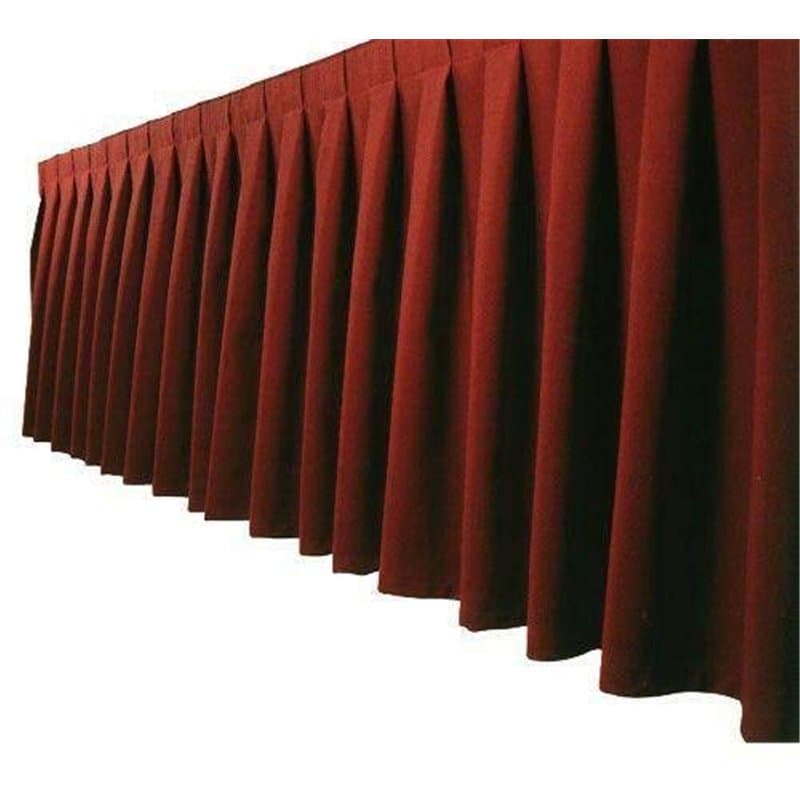 Gastro Uzal Skirting Jupe de Table Bordeaux 490 x 73 cm
