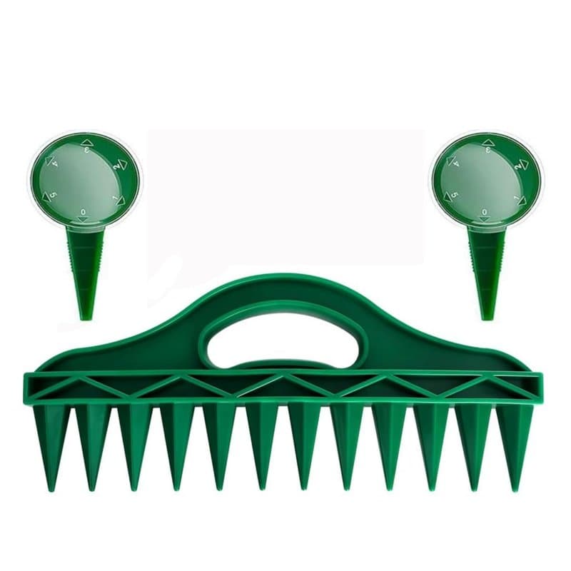 Épandeur de Graines,Ensemble Distributeur Semoir,Semoir à Graines,Outil de Plantation de Planteur,12 Trous Outil de Jardinage Mu