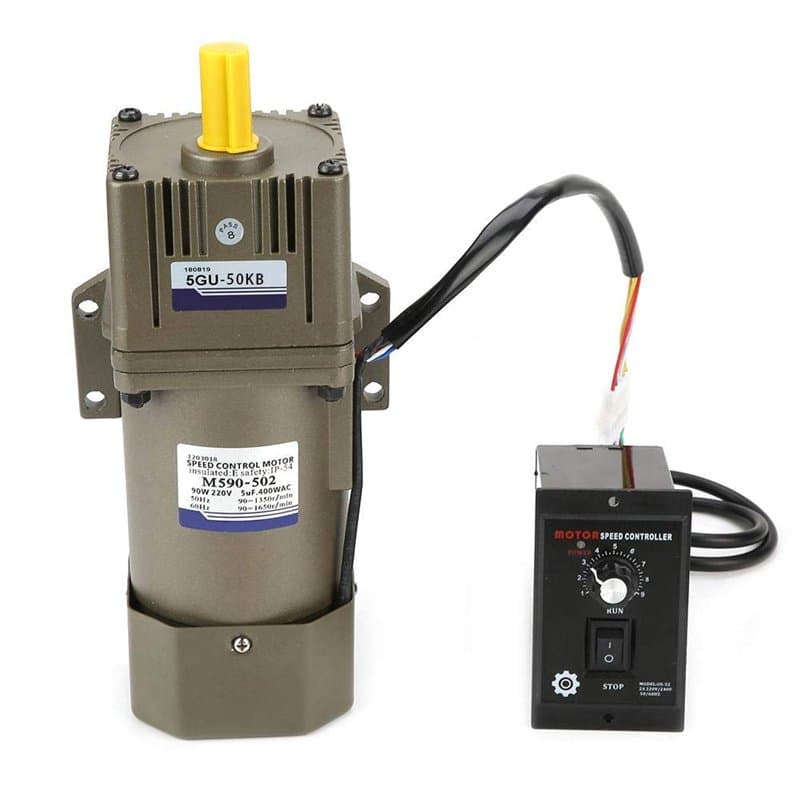 Moteur de Vitesse Réglable de Décélération, Moteur Asynchrone Monophasé CA 220V 90W appropriée à l'industrie de l'emballage, à l