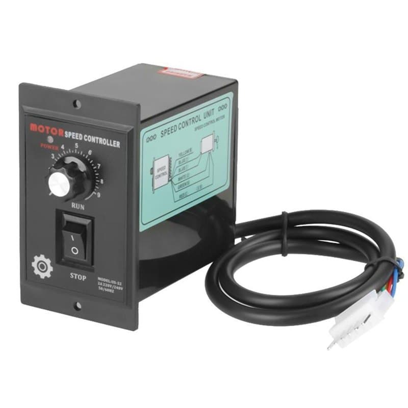 Jadeshay Régulateur de vitesse du moteur – AC 220 V Régulateur de vitesse avant arrière pour appareils de contrôle de vitesse, 4