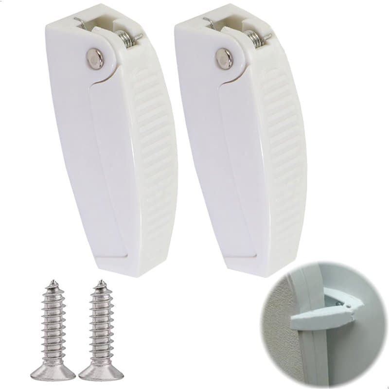 letuxaamz Cale Camping Car Verrouillage Porte Loquet à Clips Loquets Bouchons De Porte FenêTre Support Plastique Loquet - pour C