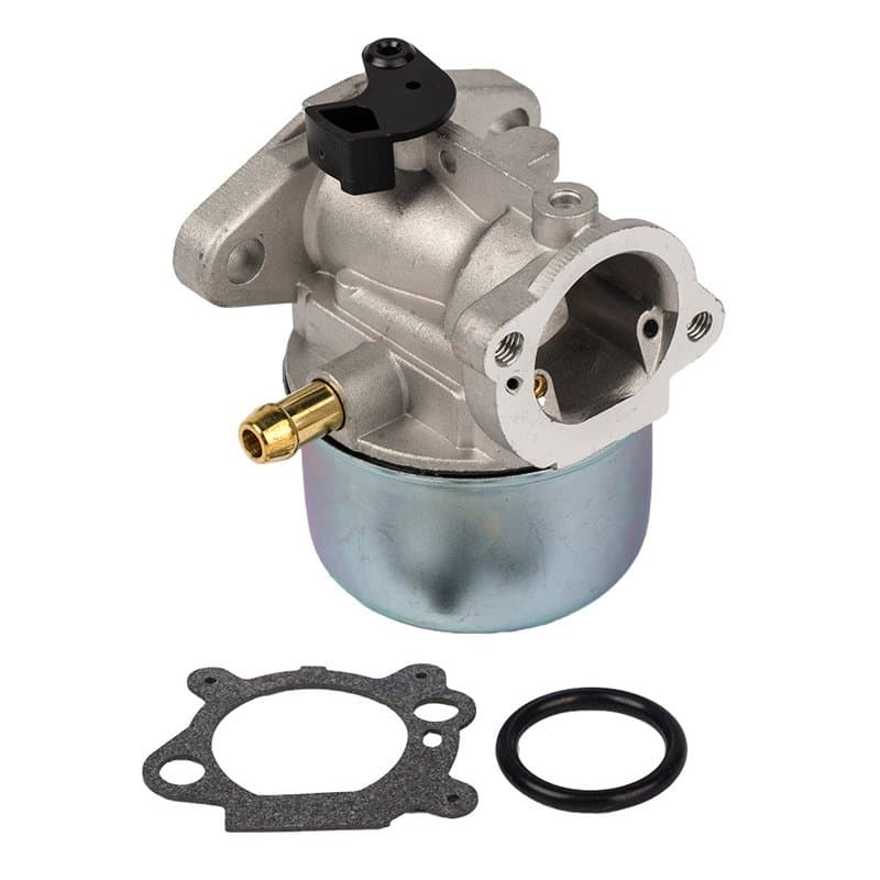 Carkio Carburateur 799868 avec joint et joint torique de Compatible with carburateur Briggs & Stratton 498170 498254 497347 4973