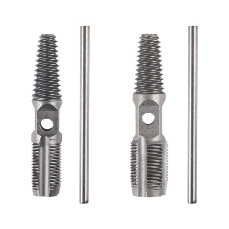 ZHYUAN 2 pièces Extracteur de vis endommagées et de tuyaux cassés,Extracteur de vis endommagées et de tarauds filetés,Extracteur