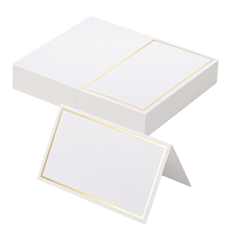 MumdoYAL 50 pièces marque place mariage,marque place anniversaire,porte nom table,Pour mariage, communion, anniversaire, festiva