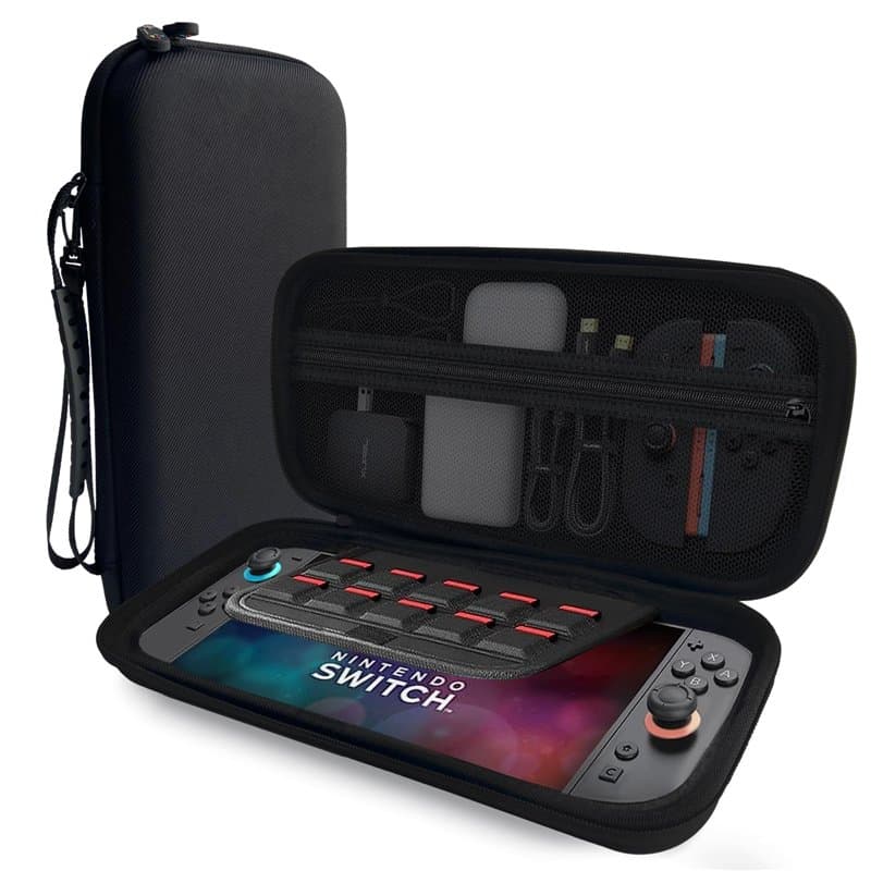 Rehecher Pochette Switch 2,Housse Switch 2,Pochette de Transport Switch 2,Grand Espace de Rangement,Protection Complète pour Nin