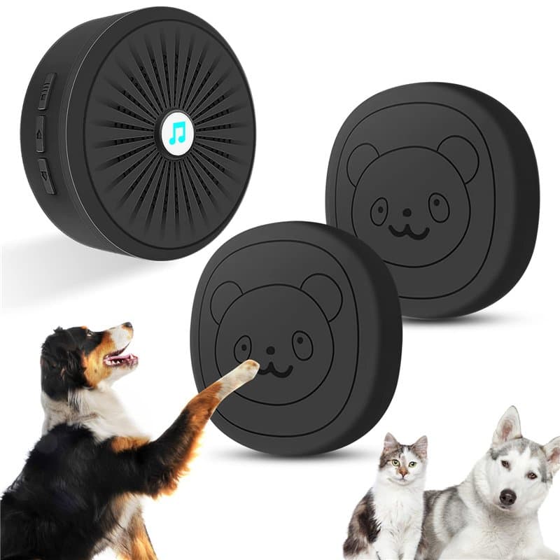 Wowlela Sonnette de Porte pour Chien, Sonnette sans Fil pour Animaux de Compagnie pour Animaux de Compagnie
