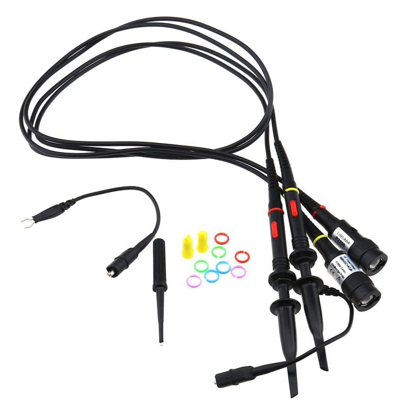 Create idea 2X Haute Précision P2200 200MHZ 1: 10 Trousse de Fils de Test pour Sonde de Pince Oscilloscope