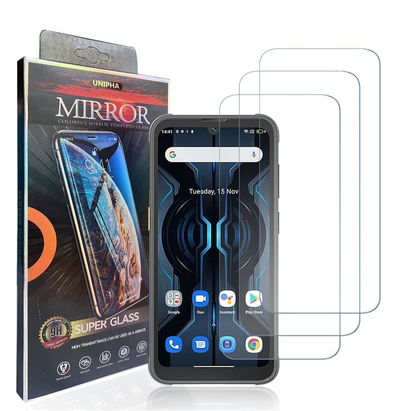 hxeyraal (3 Packs) conçu pour Blackview BV5200 Pro film de protection d'écran en verre trempé, 0,33mm, anti-rayures, sans bulles