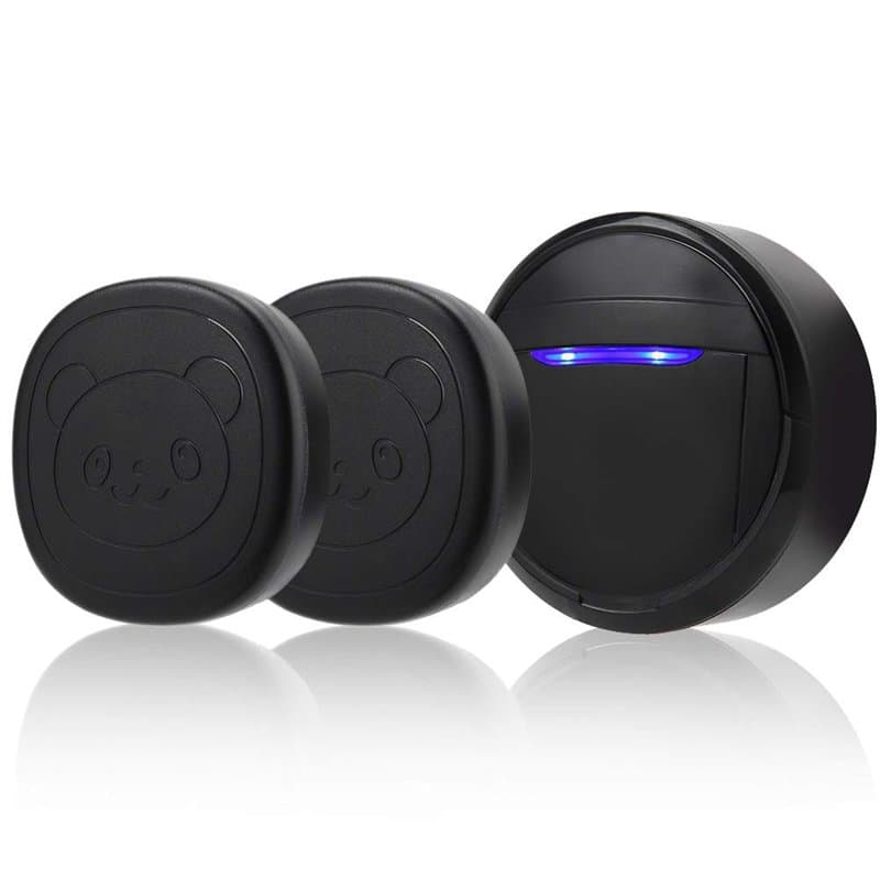 Bouton de Sonnette Tactile étanche Sans Fil, Sonnette d'interphone pour Animaux de Compagnie, Interphone Extérieur pour L'appela