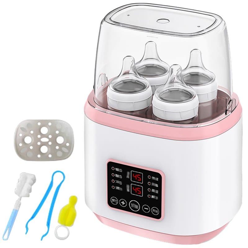 Chauffe-biberon 8 en 1 pour bébé, stérilisateur rapide pour biberons, chauffe-biberons, chauffe-biberon, chauffe-biberon, chauff