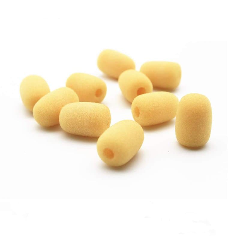 LINHUIPAD Microphone monté sur la tête Compatible avec Pare - Brise en Mousse, Cercle intérieur de 5 mm, Microphone monté sur la
