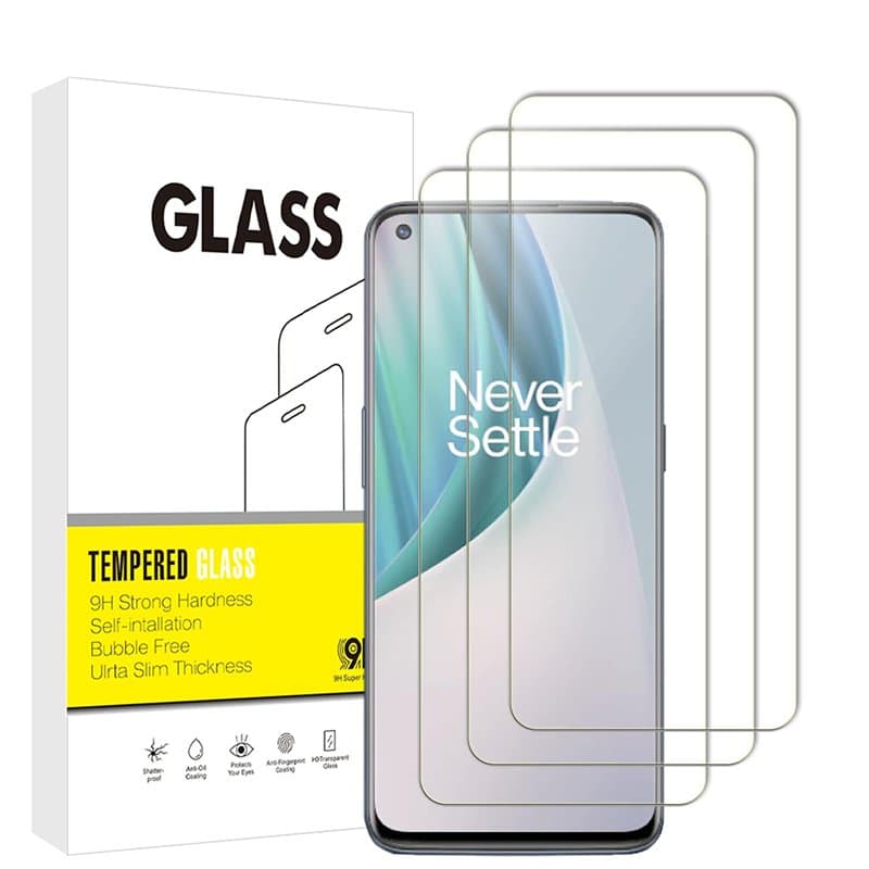 Vuciya- Lot de 3, Verre Trempé Compatible avec One Plus Nord N10 5G, Film Protection écran sans Bulles d'air Ultra Résistant,Dur