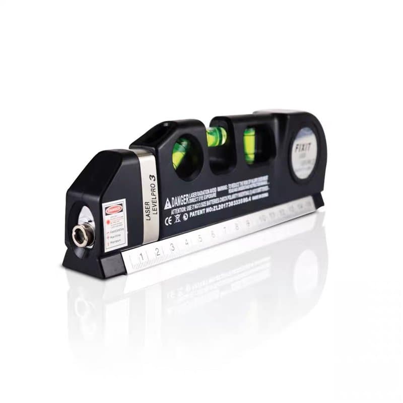 OFKPO Multifonction Niveau Vertical Horizon Mesure, Ruban Mètre Inclinometre à Mesurer Aligner Multipurpose Règle Verticale Leve