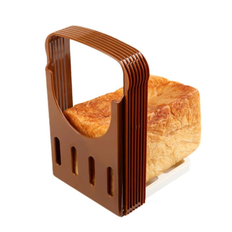OFKPO Trancheuse à Pain Pliable, Trancheuse pour Pain, Gâteau et Toast, Outils de Cuisson et Cuisine Portable
