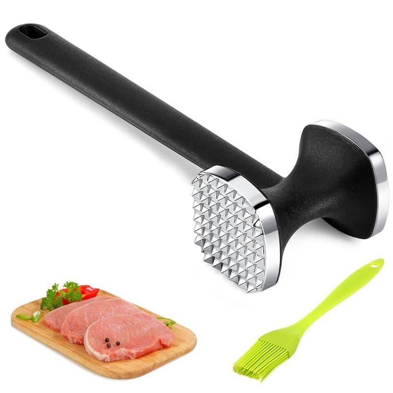 Attendrisseur de Viande, Marteau à Viande, Marteau à Steak, Marteau à Double Face pour Attendrir la Viande, Marteau à attendrir