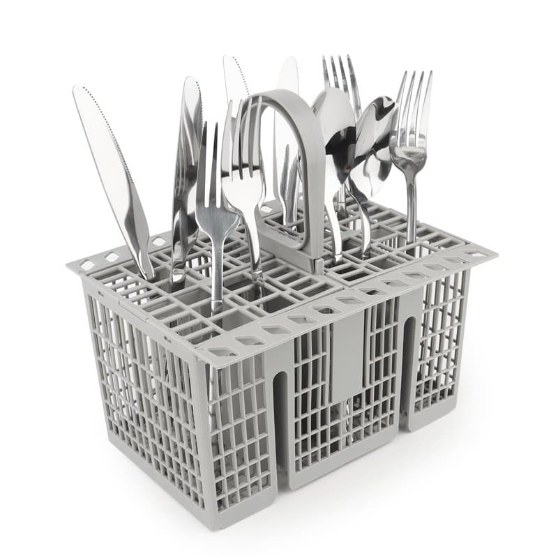 VFANDV Panier à Couverts, Porte-Couverts pour Lave-Vaisselle, pour Lave-Vaisselle 99673-8729, C00257140, C00386607 Gris