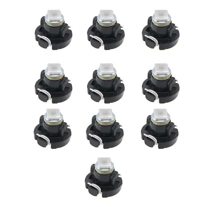 Create idea 10x T3 8mm Cone LED Ampoule 1LED SMD1210 Puce 10LM Extrêmement Lumineux pour Voiture Auto Tableau De Bord Lecture Ja