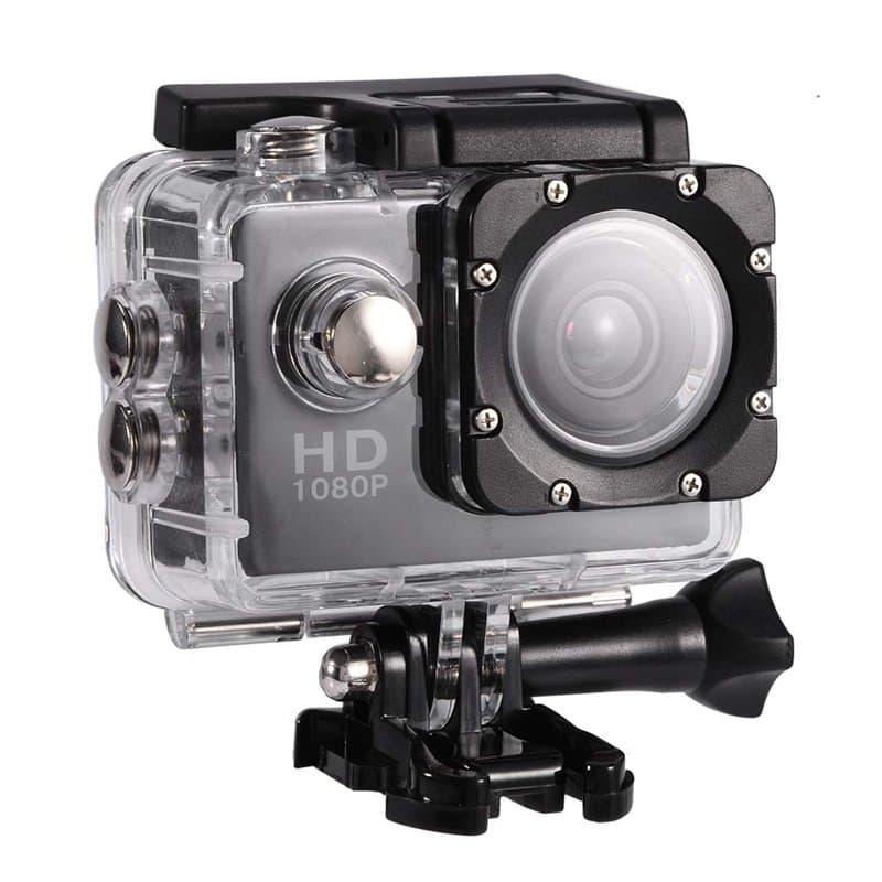 Caméra d'action Mini DV Sports Camera Étanche extérieure 30M Caméra sous-Marine Vélo Sports DV Caméra d'action Caméscope pour Ra