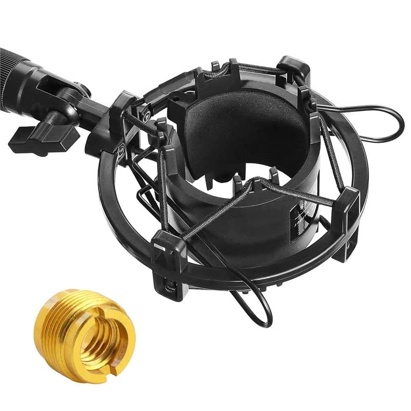 YOUSHARES AT2020 Suspension - Le Shock Mount réduit Le Bruit de Vibration et améliore la qualité d'enregistrement pour Audio Tec