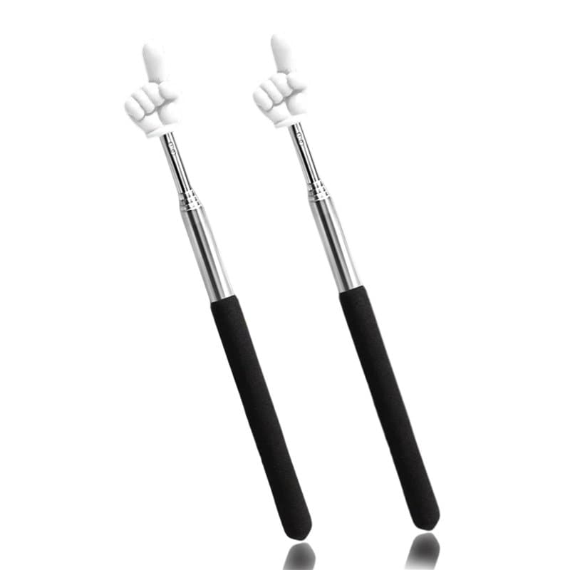 2 Pièces Pointeurs Télescopiques pour Enseignant, Mini Stylo Enseignement Facile à Utiliser, Bâton de Pointeur Rétractable pour