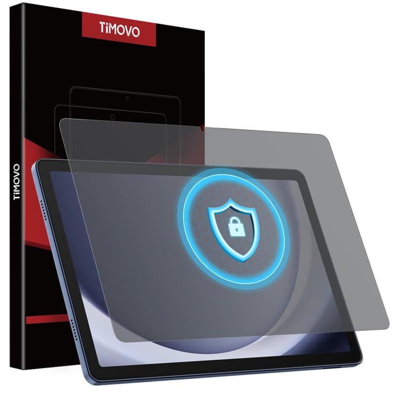 TiMOVO 1 Pcs Protection d'Écran d'Intimité pour Galaxy Tab A9+ 11 2023, Verre Trempé Anti-espion, Dureté 9H, Sans Bulles d'Air