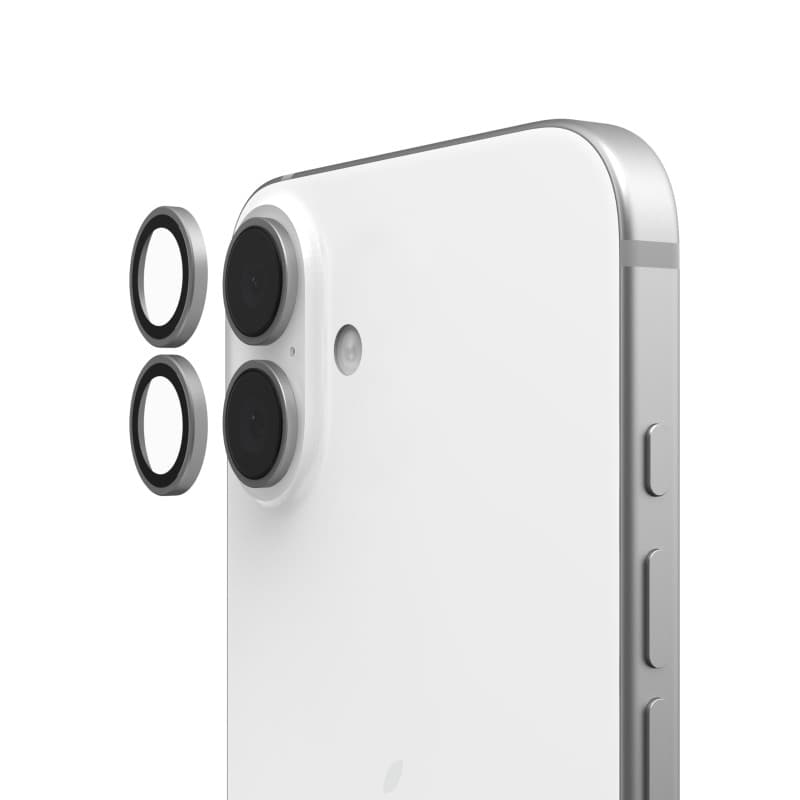 URBAN ARMOR GEAR UAG Protecteur d'objectif d'appareil photo conçu pour iPhone 16/16 Plus, résistant aux rayures, anti-traces de