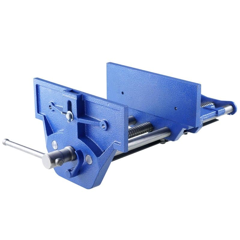 VEVOR Étau à Bois Ouverture de Mâchoire 335 mm Étau d'Établi pour Travail du Bois en Fonte Robuste 600x270x195 mm avec Levier de
