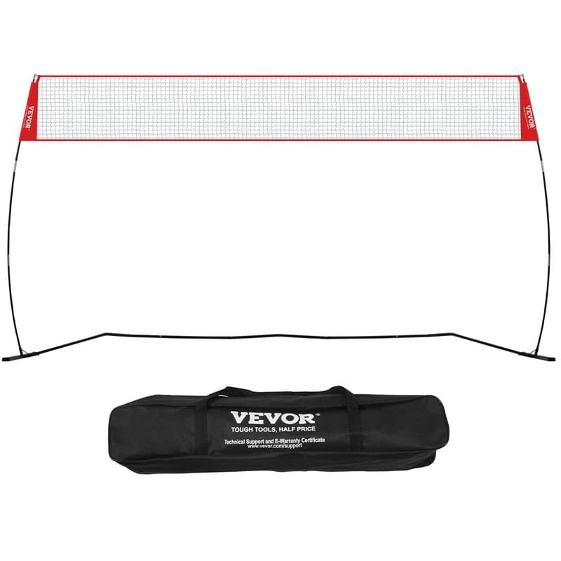 VEVOR Filet d'Entraînement de Volley-Ball Autoportant pour Utilisation Intérieure ou Extérieure, Système de Filet Portable à Hau
