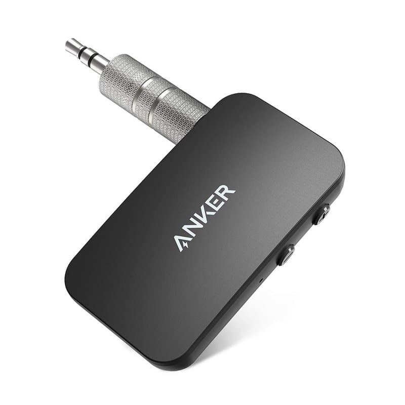 Anker Soundsync Récepteur Audio Bluetooth 5.0 - Kit Mains Libres pour Musique avec Micro, câble AUX, couplage avec 2 appareils e