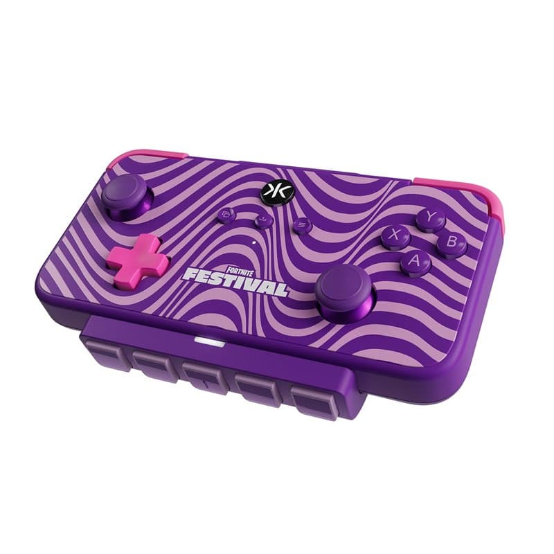 CRKD NEO S Controller Purple Wave for Nintendo Switch, PC, Mobile, Smart TV (Fortnite Festival Edition)