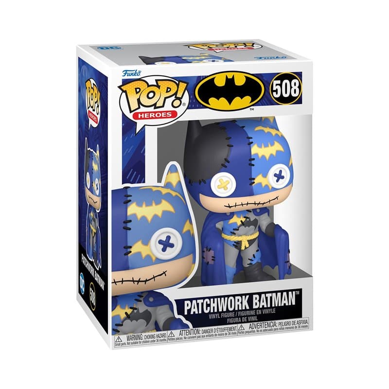 Funko Pop! Animation: Patchwork - Batman - DC Comics - Figurine en Vinyle à Collectionner - Idée de Cadeau - Produits Officiel