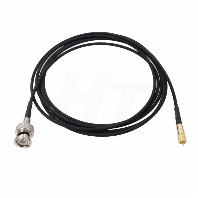 HangTon Câble coaxial BNC vers Microdot UNF 10-32 RF pour micro GRAS Test de vibration Capteur d'accélération Transducteur Acous