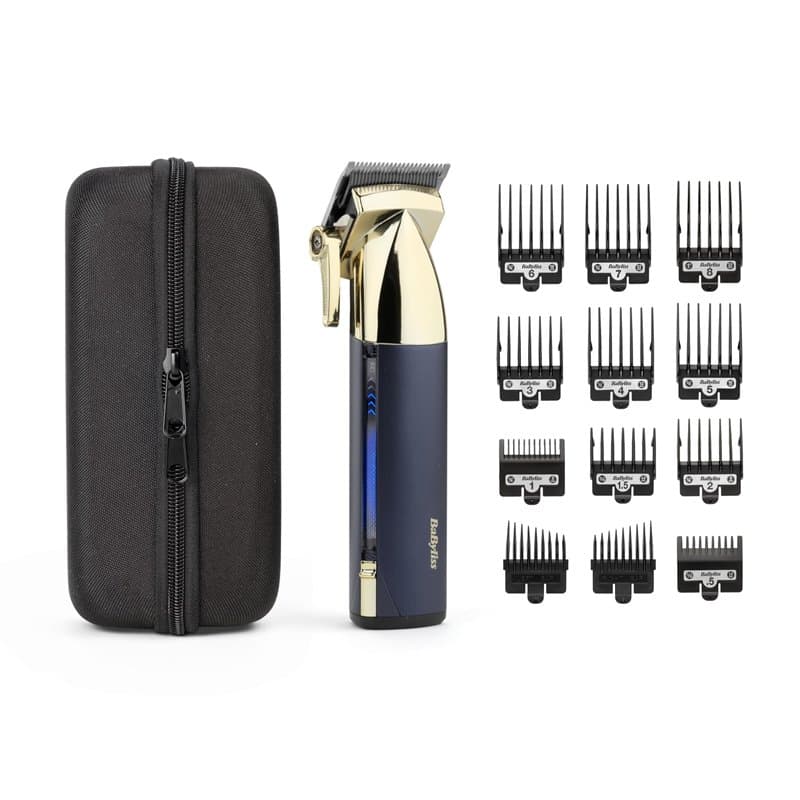 BaByliss Super-X Tondeuse à cheveux en métal, sans fil, lames en acier japonais conçues avec précision, kit de toilettage pour c