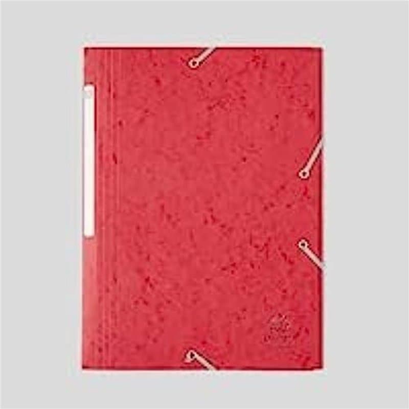 Exacompta 17100H Reliure (boîte de manille, A4, capacité maximale, élastique, 1 rabat, 425g) - Coloris aléatoire