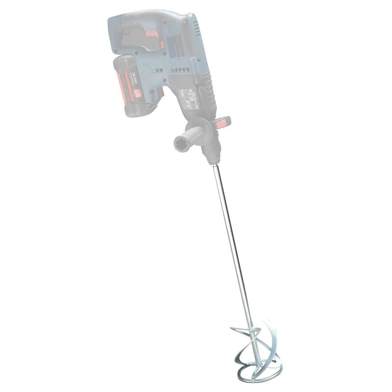 TIVOLY - Mélangeur Matières Épaisses SDS+ pour Perforateur - L600mm - Ø120mm - Tige Acier Carbone - Robuste et Efficace