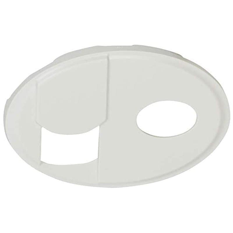 Legrand 068239 Enjoliveur Céliane pour Prise Téléphone RJ45 et TV Simple, Blanc,
