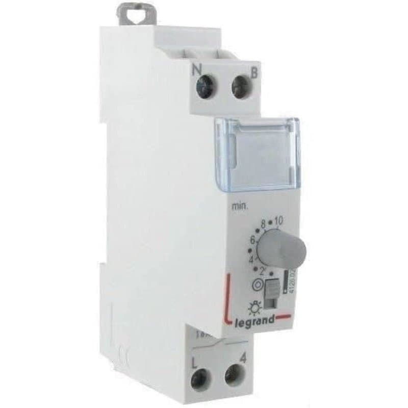 Legrand 412602 Minuterie modulaire 230V, 50Hz/60Hz, sortie 16A, 250V, 1 module