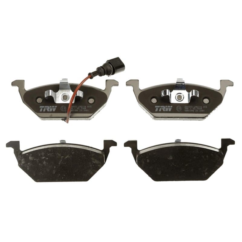 TRW GDB1386 Plaquettes de Frein Kit de 4 pour Volkswagen Polo (9N_, 9A_) 2001-2014 Essieu Avant et Autres Véhicules