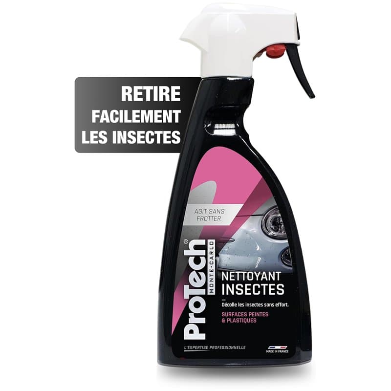 ProTechMC | Nettoyant Moustiques & Fientes d'oiseaux sur Carrosserie | Nettoyant Carrosserie Voiture Surfaces Peintes & Plastiqu