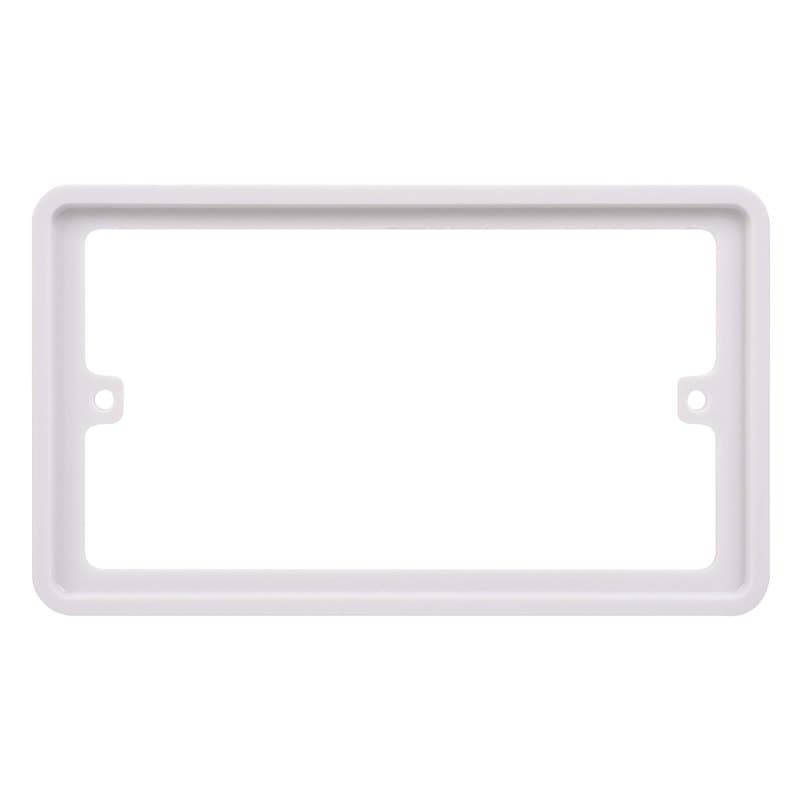Schneider Electric Lisse White Moulded GGBLSPC2S Cadre de prise double, entretoise, blanc