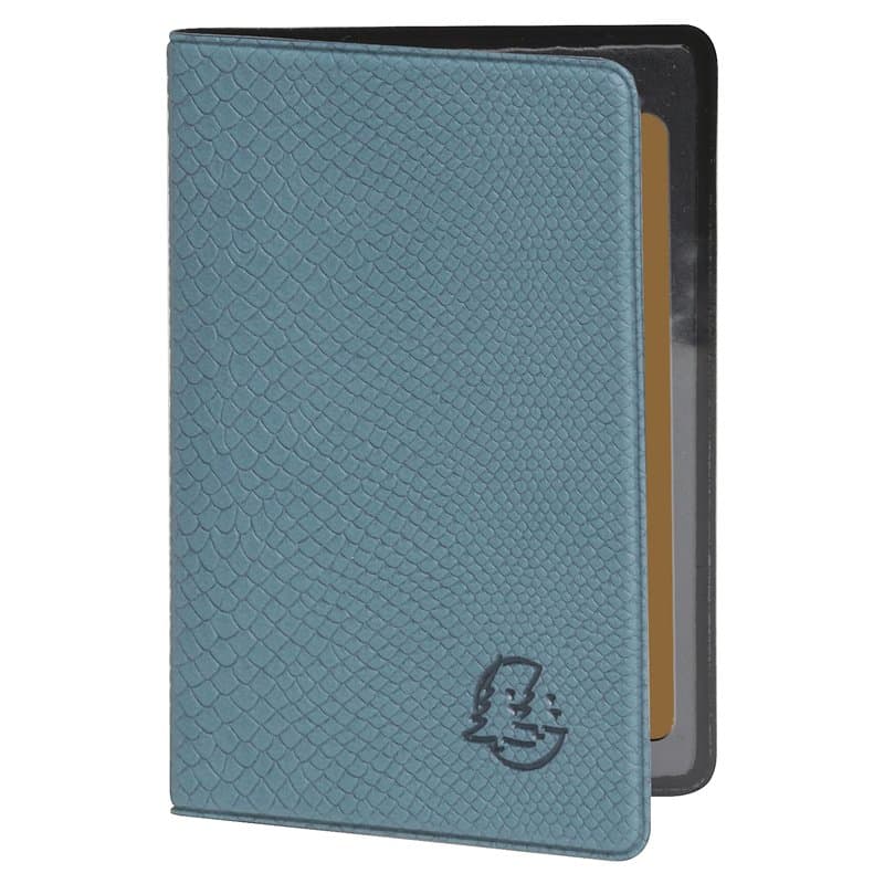 Exacompta - 5105642E - Porte-cartes Kaa - 7 x 10 cm - Coloris bleu-vert