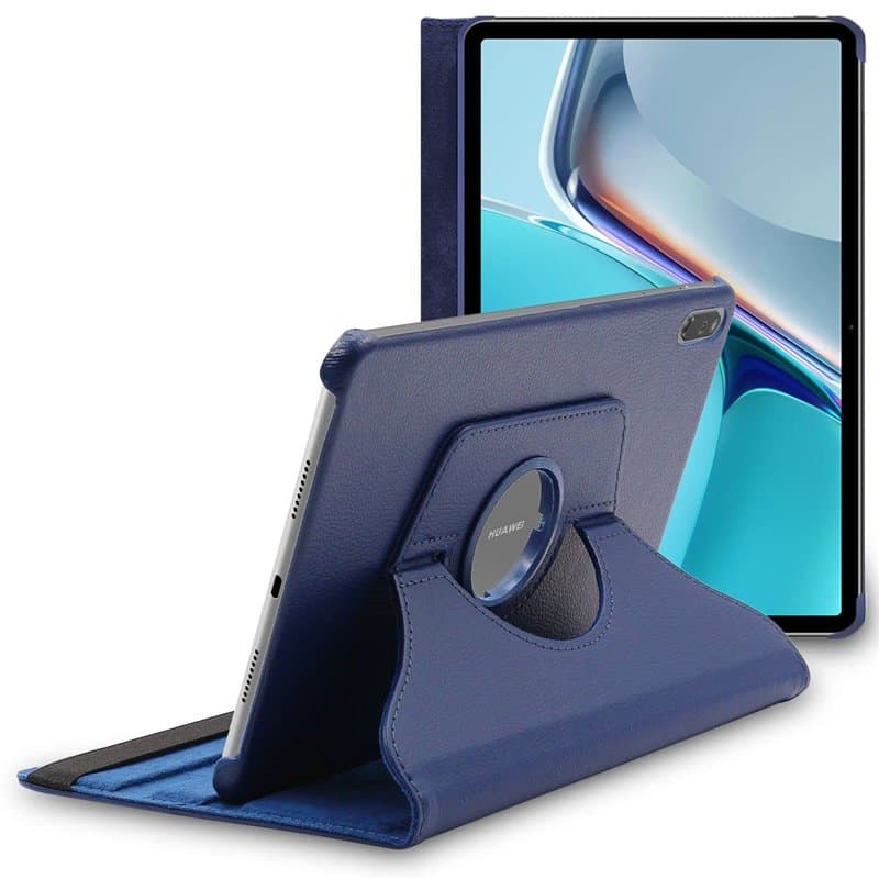 ebestStar - Coque pour Huawei MatePad 11 (2021), Etui Rotatif 360, Housse Protection PU Cuir, Bleu Foncé