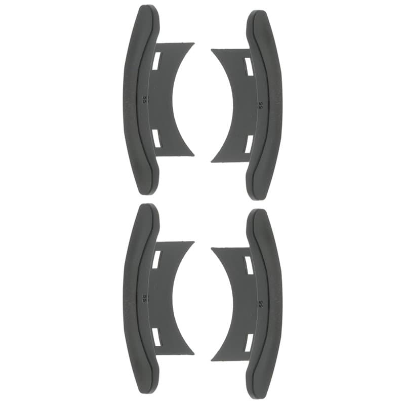 cyclingcolors 4x Embout guidage de lame de volet roulant en PVC noir Coulisse Maintien Treuil Fenêtre Store Ouverture Fermeture