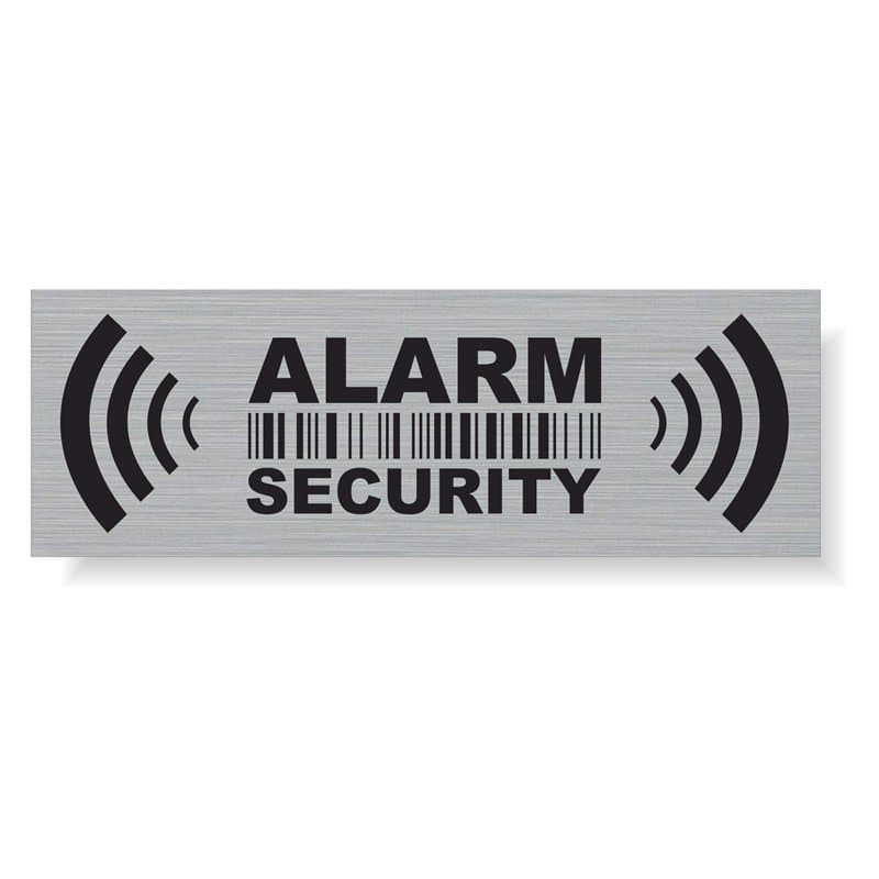 imaggge.com 20 Autocollants dissuasifs Alarm - pour fenêtre, Porte, Voiture. - Dimensions 7,4 x 2,5 cm