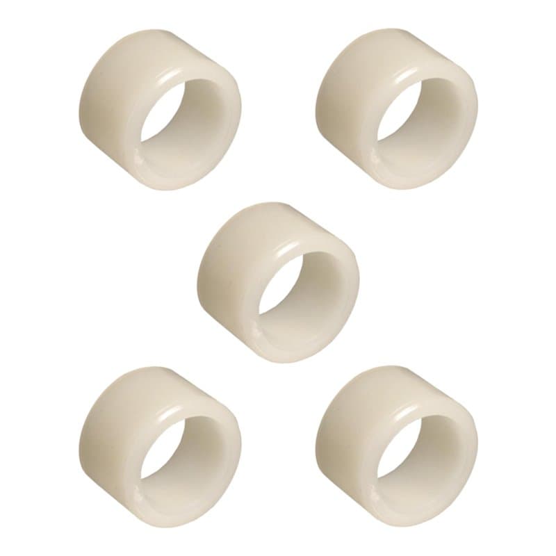 cyclingcolors 5x coussinet entretoise cylindrique plastique nylon vis rondelle palier lisse roulement précision isolation, 8 x 1