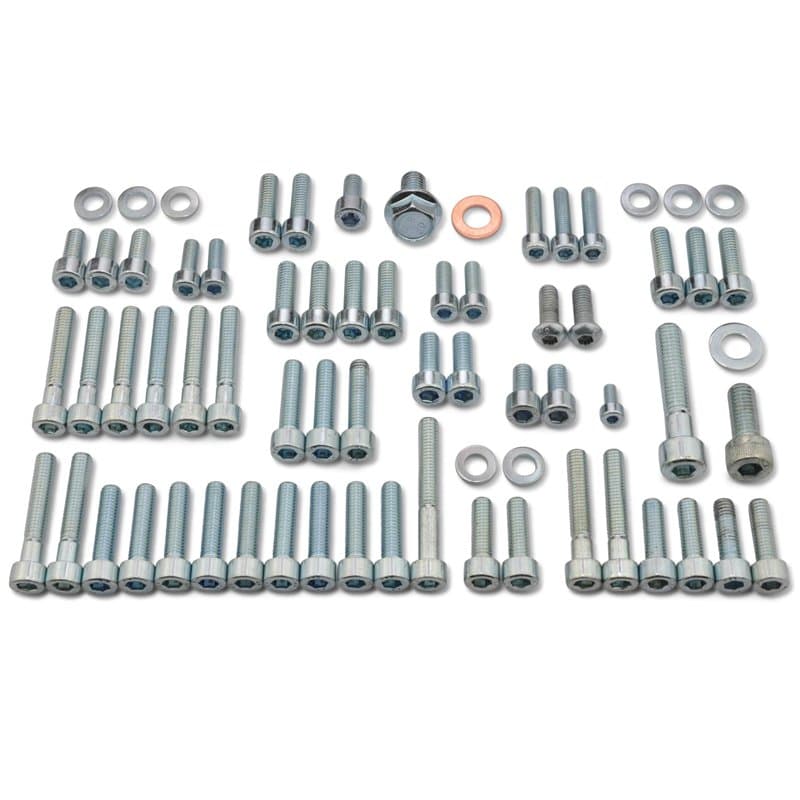 Easyboost Kit de visserie complet 59 vis acier zingué CHC pour MBK Booster Nitro Ovetto Mach-G Stunt Rocket Yamaha Bw's Slider A
