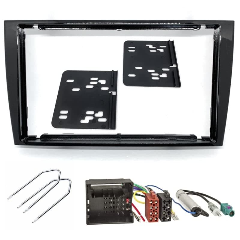 Sound-way - Kit de Montage autoradio Adaptateur avec façade 2 DIN, Compatible avec Peugeot 308 2007-2013 / Peugeot 408 2011+ / R