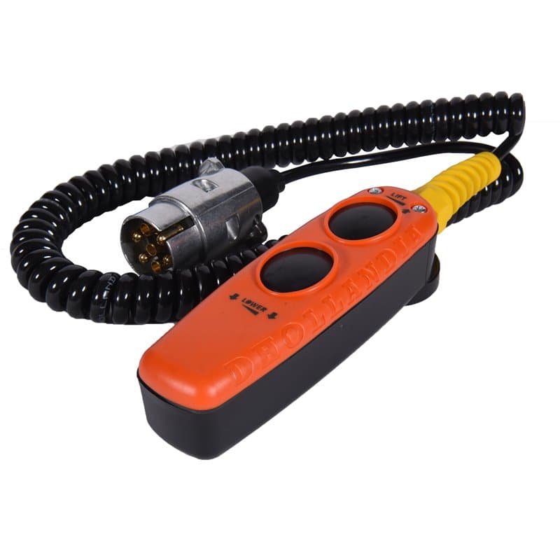Partsline Télécommande filaire 2 boutons montée/descente pour hayon élévateur prise 7 broches fixation magnétique équivalent à E