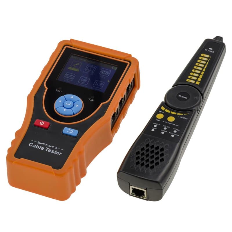 KALEA-INFORMATIQUE Testeur TDR pour câble réseau RJ45 et BNC : Cartographie, Continuité, Longueur, PING, Repérage, simulateur d'